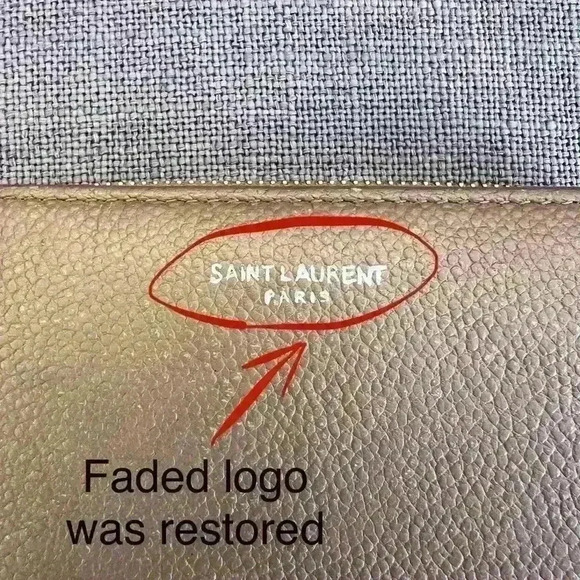 $750 Saint Laurent Cassandra Leather Bifold Wallet - Picture 3 of 11